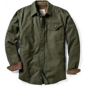 Men's 100% Cotton Plaid Flannel Shirt,Long Sleeve, Soft Brushed Casual Button-Up
